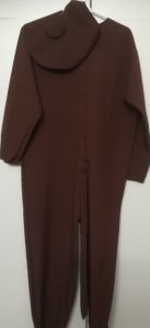 Kids Costumes to Hire - Brown Onesie & Headpiece - 2pce